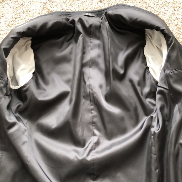 Bank Street Collection men’s black suit jacket size regular 42. - Picture 7 of 8